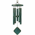 Windspiel 80 cm aus Metall in Grün für Garten und Balkon